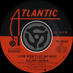 Major Harris - Love Wont Let Me Wait